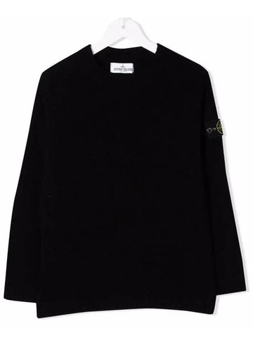 Kids Wappen Knit Black 7516505D2 V0029 - STONE ISLAND - BALAAN 1