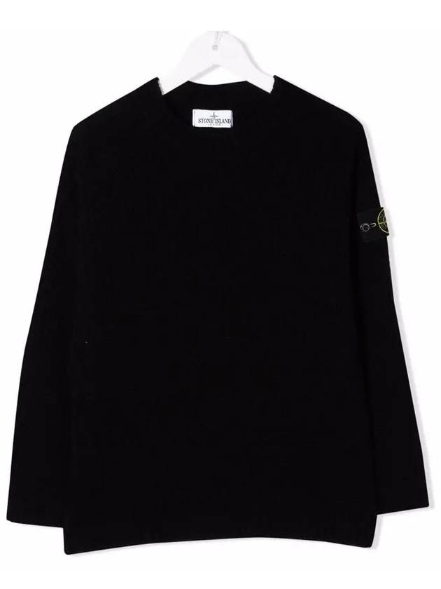 Kids Wappen Knit Black 7516505D2 V0029 - STONE ISLAND - BALAAN 2