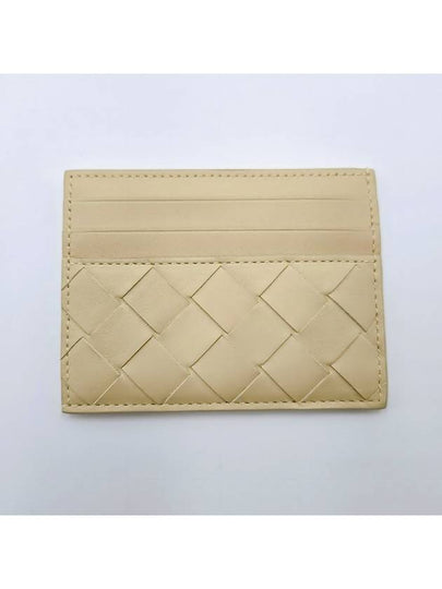 Intrecciato leather card wallet porridge - BOTTEGA VENETA - BALAAN 2