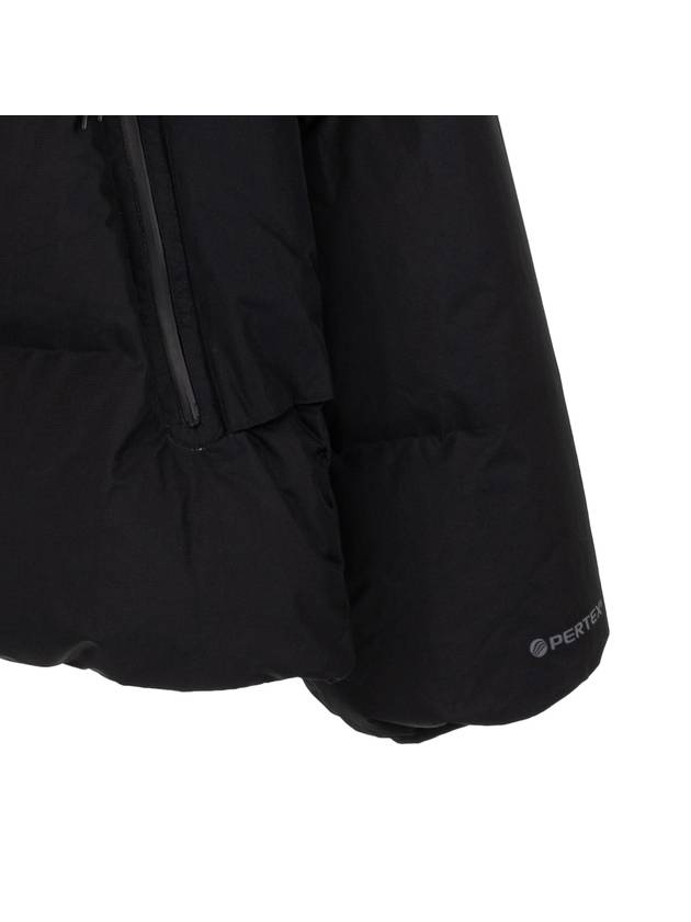 The Metropolis Series Pertex Hooded Down Padding Black - CP COMPANY - BALAAN 6