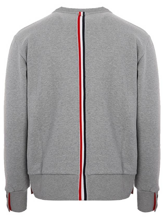 Center Back Stripe Crewneck Sweatshirt Light Grey - THOM BROWNE - BALAAN 6