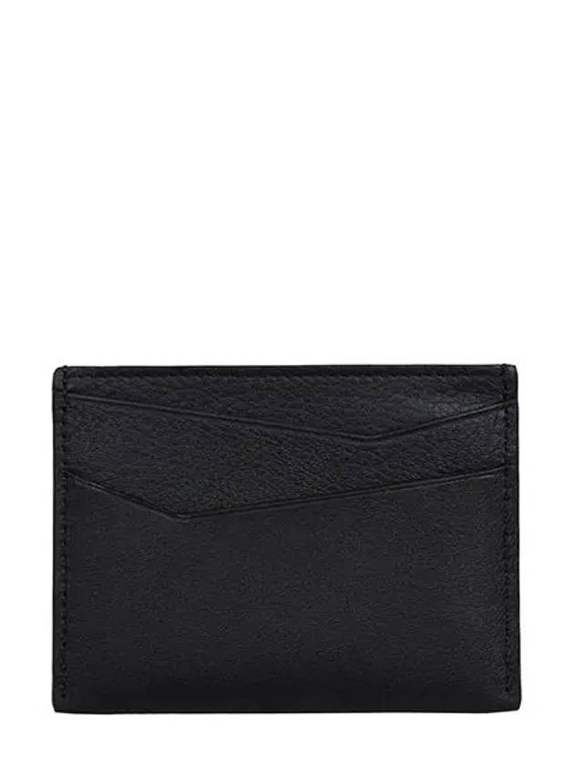 Puzzle Edge Plain Classic Calfskin Card Wallet Black - LOEWE - BALAAN 3