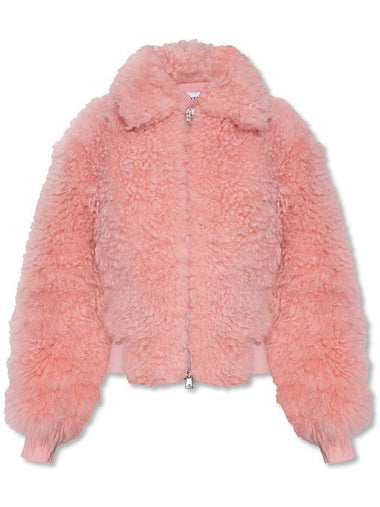 shearling jacket pink - BOTTEGA VENETA - BALAAN 1