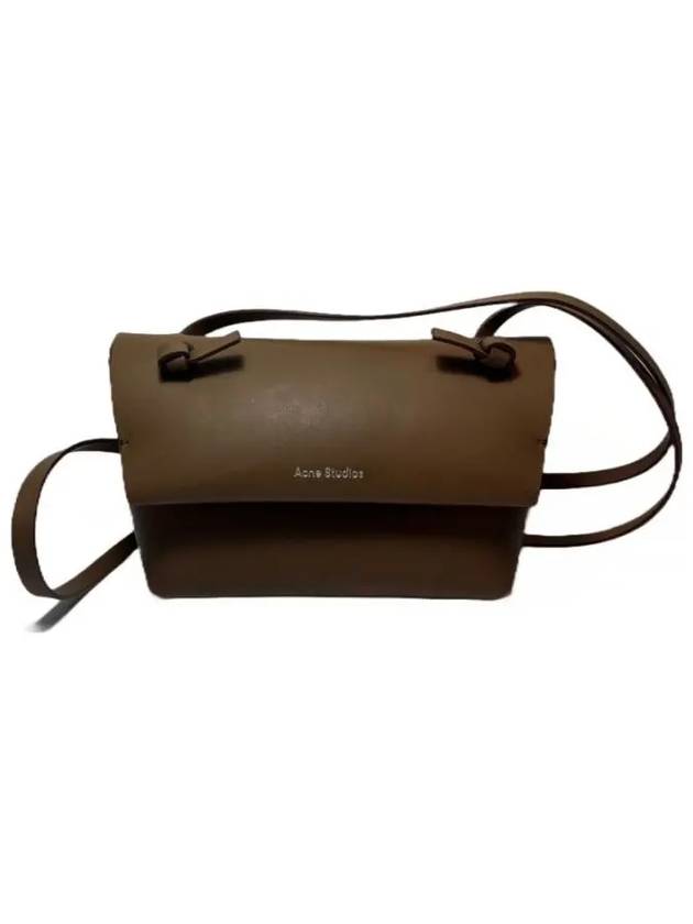 Logo Mini Shoulder Bag Camel Brown - ACNE STUDIOS - BALAAN 3