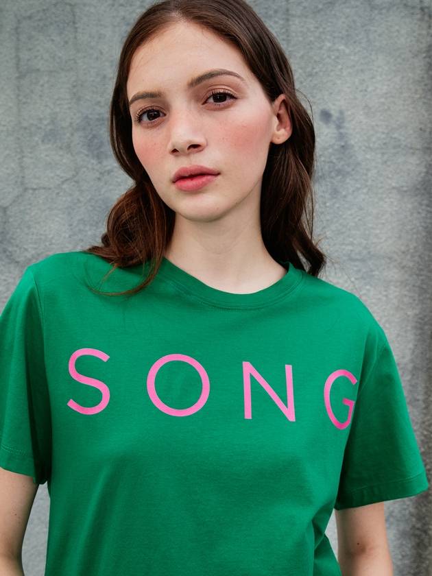 Love Song Short Sleeve T-ShirtGreen - SORRY TOO MUCH LOVE - BALAAN 2