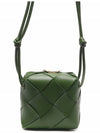 Cassette Intrecciato Mini Shoulder Bag Avocado - BOTTEGA VENETA - BALAAN 5