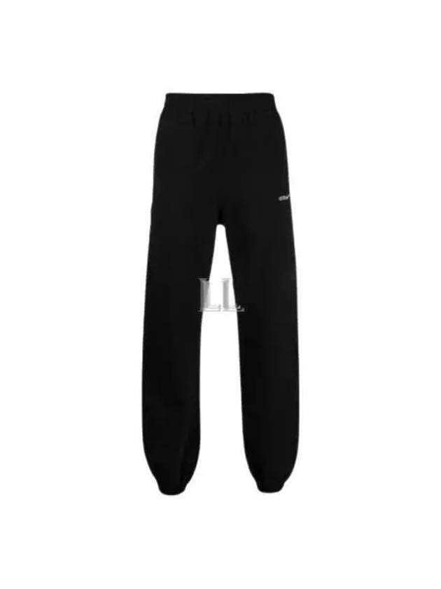 Diag Print Track Pants Black - OFF WHITE - BALAAN 2