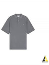 Bold Fox Head Patch Comfort Polo Shirt Grey - MAISON KITSUNE - BALAAN 2