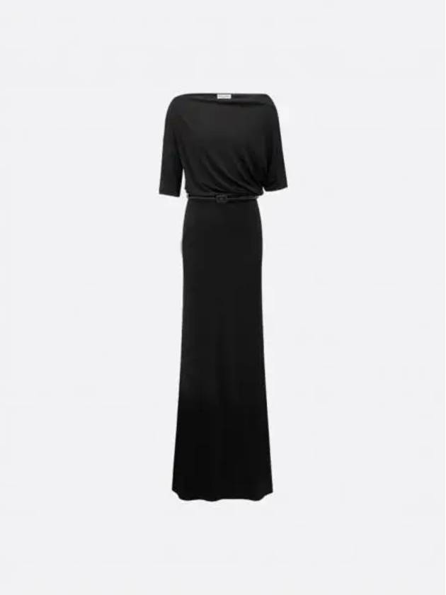 Straight Long Dress 441L17A4105 X9000 - DIOR - BALAAN 1