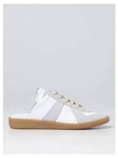 Women's Replica Cut Out Mule Low Top Sneakers White - MAISON MARGIELA - BALAAN 2