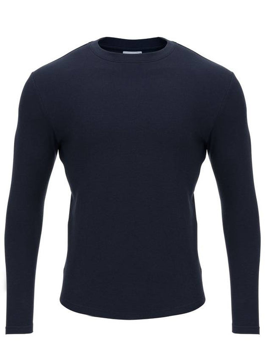 Maverick Men's Muscle Fit Plain Long Sleeve T-Shirt NO1 Navy - MAVRK - BALAAN 2