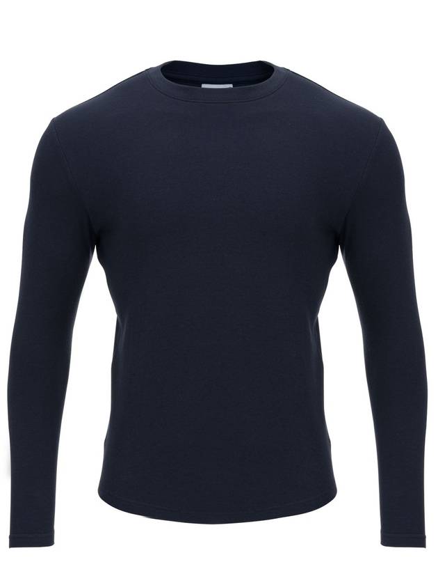 Men's Muscle Fit Plain Long Sleeve T-Shirt Navy - MAVRK - BALAAN 2