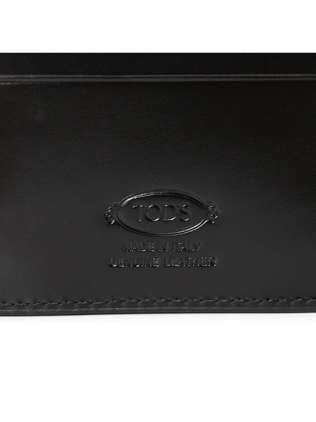 Kate Leather Card Wallet Black - TOD'S - BALAAN 7