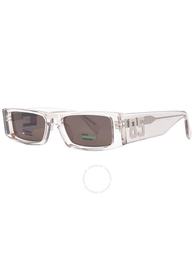 Tommy Jeans Brown Rectangular Unisex Sunglasses TJ 0092/S 010A/70 55 - TOMMY HILFIGER - BALAAN 3