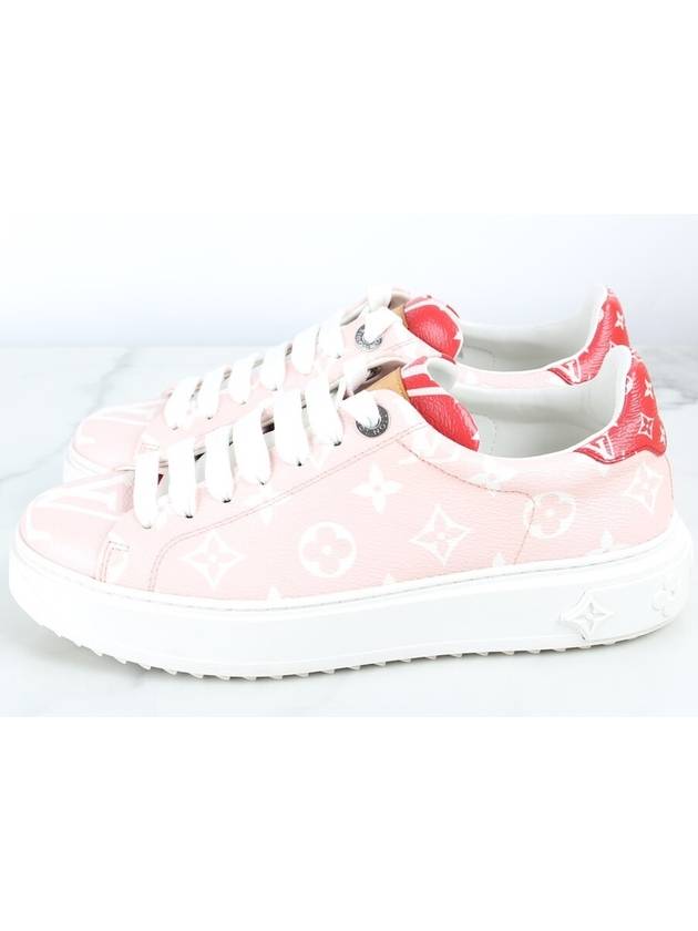 Monogram Time Out Sneakers Pink 36 5 235 - LOUIS VUITTON - BALAAN 5