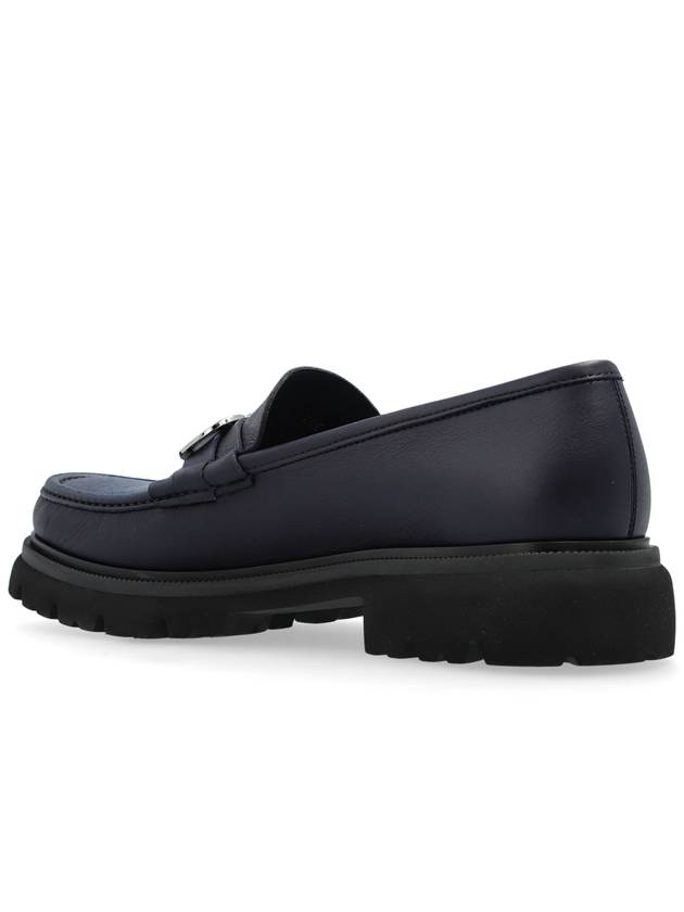 FERRAGAMO Shoes Cocoon Type Loarers, Men's, Navy Blue - SALVATORE FERRAGAMO - BALAAN 5