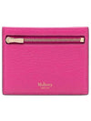 Logo Zipper Card Wallet Pink - MULBERRY - BALAAN 1