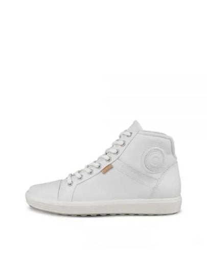 Soft 7 High Top Sneakers White - ECCO - BALAAN 2