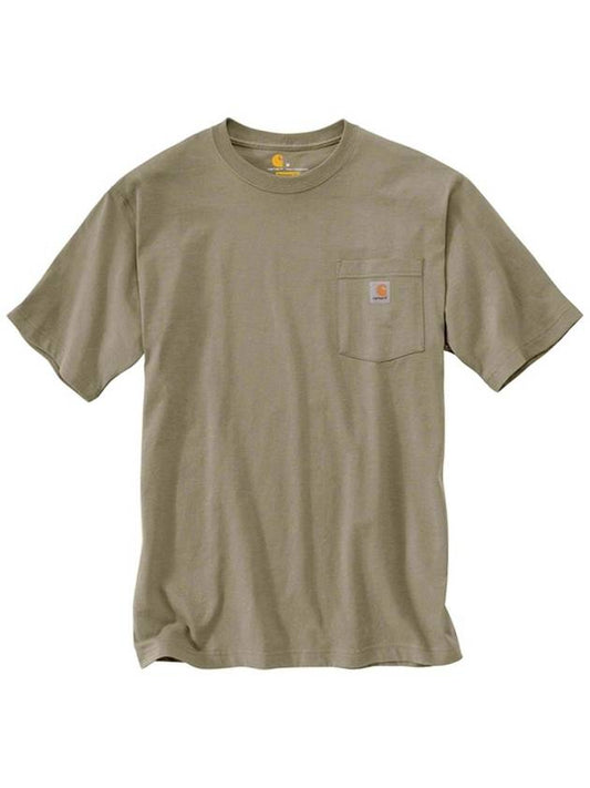 Pocket short sleeve t shirt desert K87 DES - CARHARTT - BALAAN 2