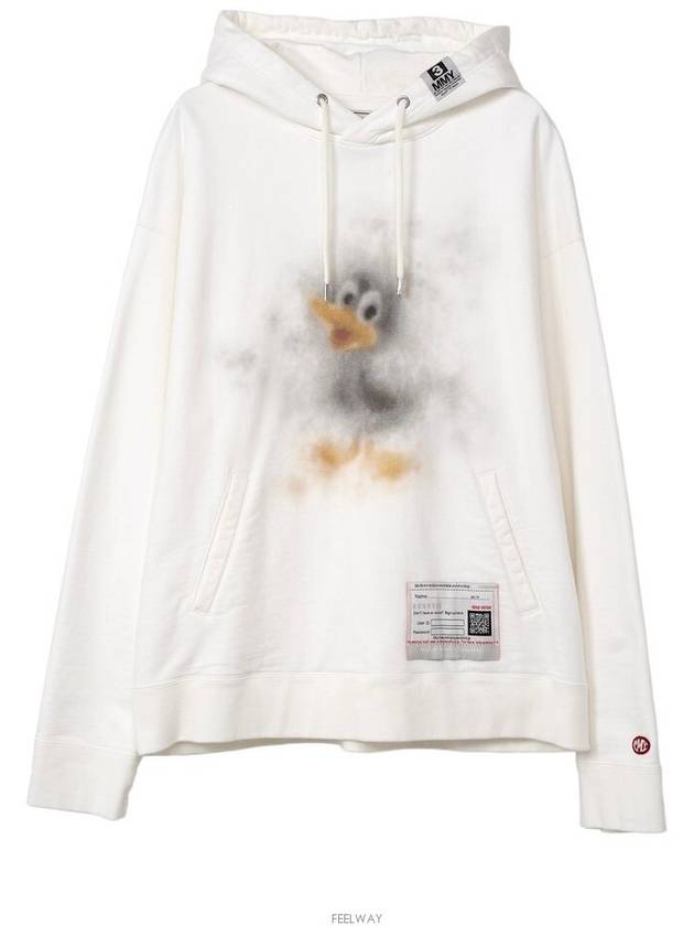 Duck Printed Hoodie White - MIHARA YASUHIRO - BALAAN 6