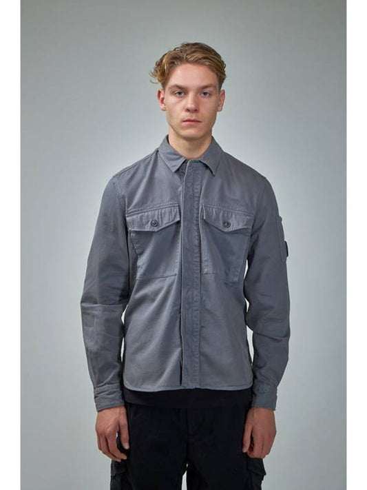 Military twill emerald pocket shirt - CP COMPANY - BALAAN 1