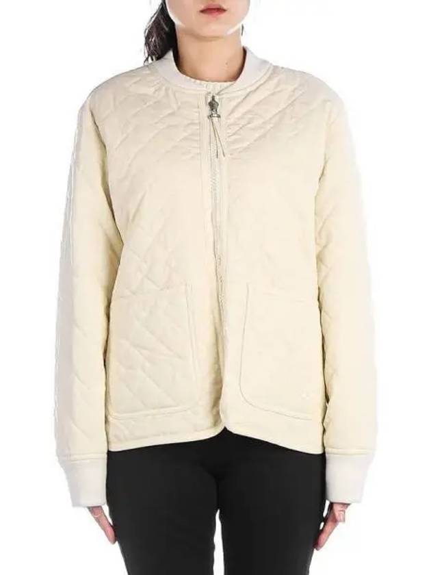 Elea Quilting Zip-Up Jacket Cream - A.P.C. - BALAAN 2