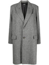 Mallory Single Coat Grey - A.P.C. - BALAAN 1