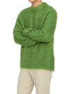 Mohair Wool Jumper Knit Top Green - ACNE STUDIOS - BALAAN 6