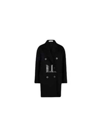 Women's Pedone Double Coat Black - MAX MARA - BALAAN 2