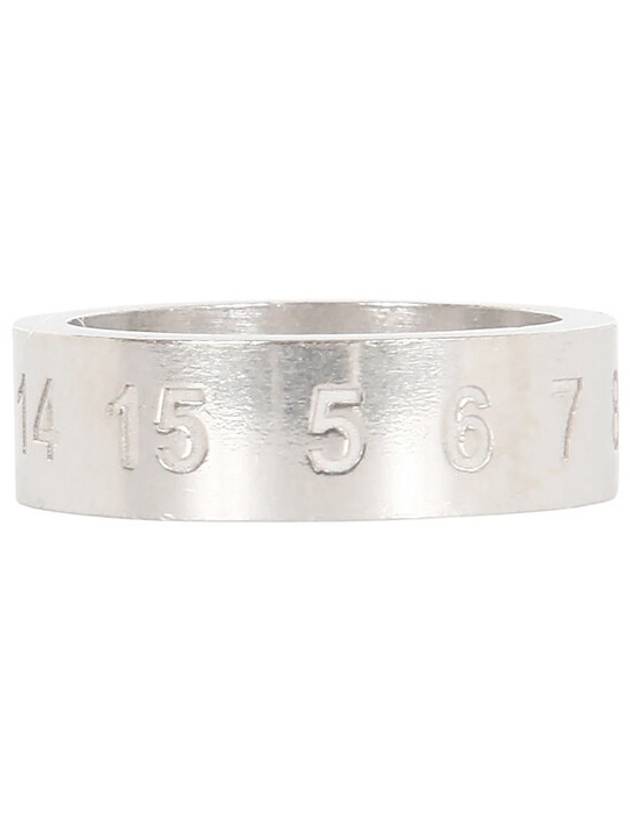 Numerical Logo Engraved Ring Silver - MAISON MARGIELA - BALAAN 3