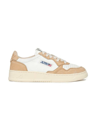 Medalist Bicolor Low Top Sneakers Beige - AUTRY - BALAAN 1