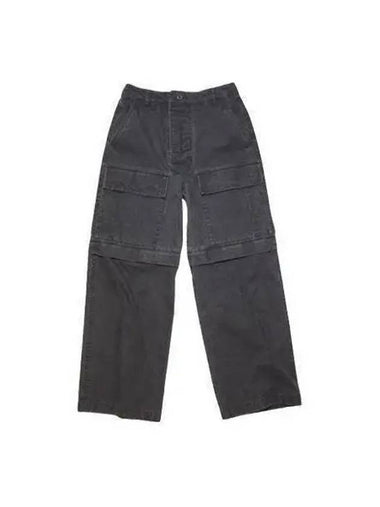 Convertible Denim Pocket Pants Black BK0507 - ACNE STUDIOS - BALAAN 1