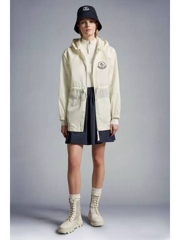 Women's Veirade Hooded Parka White - MONCLER - BALAAN 2