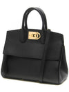 Studio Small Tote Bag Black - SALVATORE FERRAGAMO - BALAAN 2