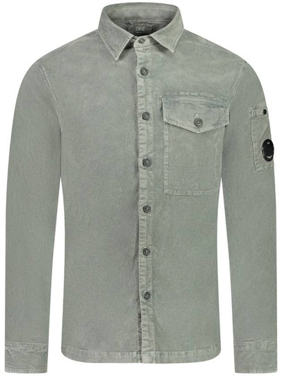 Lens Detail Long Sleeve Shirt Green - CP COMPANY - BALAAN 2