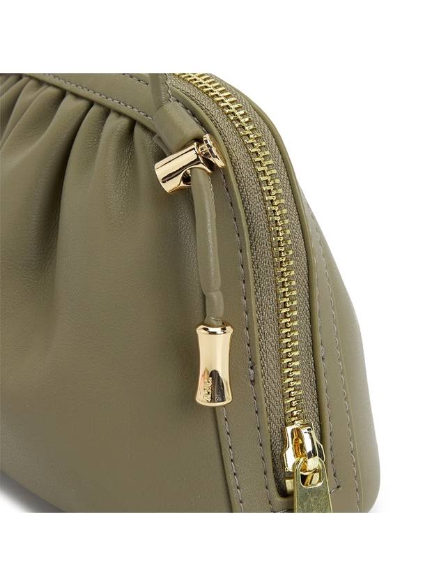 Ninon Small Drawstring Cross Bag Green Taupe - A.P.C. - BALAAN 10