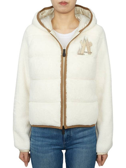 Grenoble Women s Hooded Padded Zip up Cardigan 8G00009 899ML 034 - MONCLER - BALAAN 2