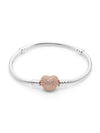 Moments Pave Heart Clasp Bracelet Silver - PANDORA - BALAAN 3