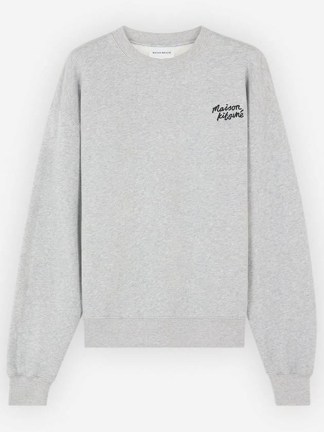 Handwriting Comfort Sweatshirt Grey - MAISON KITSUNE - BALAAN 2