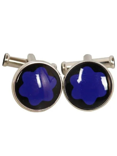 Urban Spirit Cufflinks Silver Blue - MONTBLANC - BALAAN 2