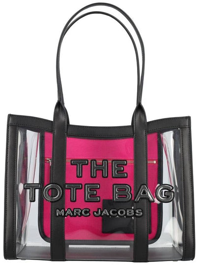 The Clear Medium Tote Bag Black - MARC JACOBS - BALAAN 2