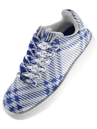 Check Knit Box Sneakers Men s - BURBERRY - BALAAN 1