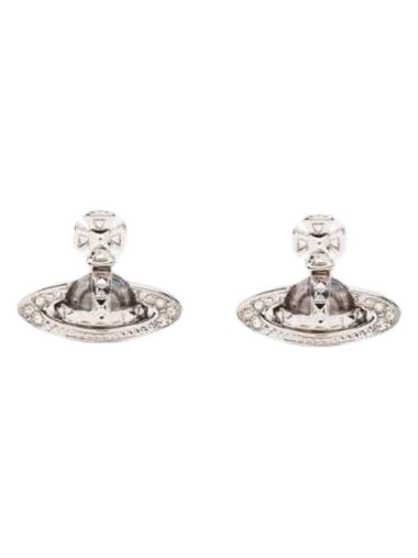 Pina Bas Relief Earrings Silver - VIVIENNE WESTWOOD - BALAAN 1