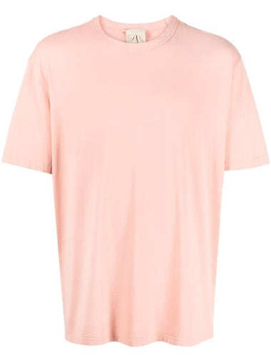 Manica Corta Cotton Short Sleeve T-Shirt Pink - TEN C - BALAAN 1