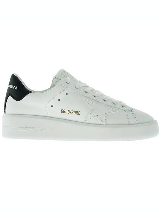 Women's Black Tab Purestar Low Top Sneakers White - GOLDEN GOOSE - BALAAN 2