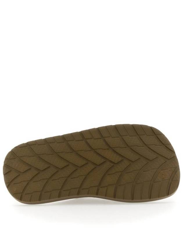 Flintston Intrecciato Matte Rubber Sandals Solid - BOTTEGA VENETA - BALAAN 5