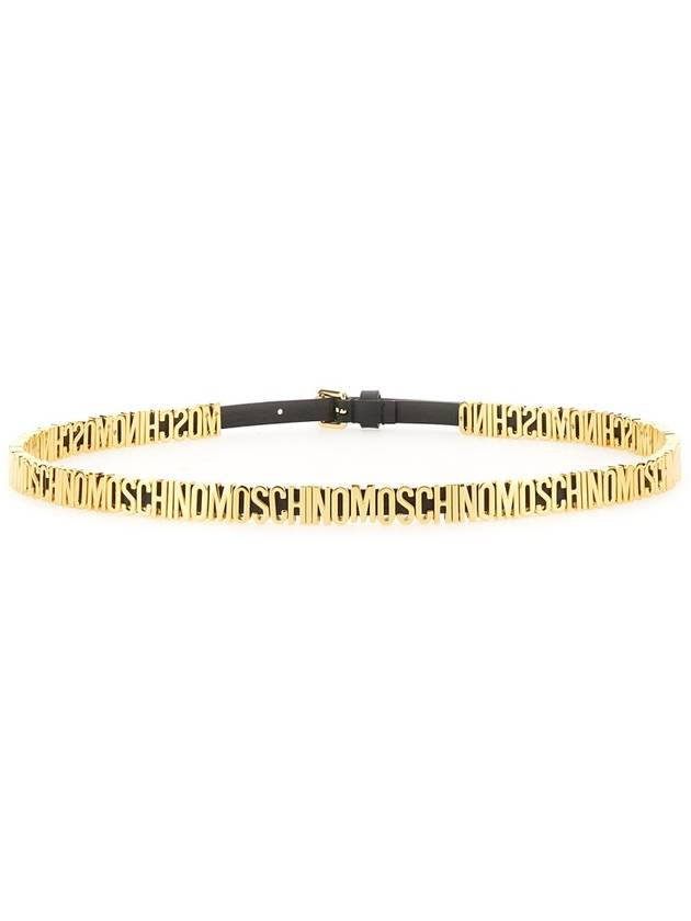 23 fw Belt WITH Logo 804580021555 B0040502525 - MOSCHINO - BALAAN 1