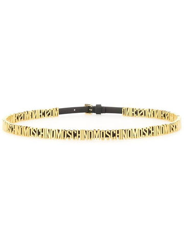 23 fw Belt WITH Logo 804580021555 B0040502525 - MOSCHINO - BALAAN 1