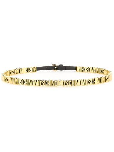 23 fw Belt WITH Logo 804580021555 B0040502525 - MOSCHINO - BALAAN 1