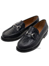 Men's GG Horsebit Leather Loafers Black - GUCCI - BALAAN 2